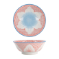 Preview: Tokyo Design Studio Ramenschale Lily Flower Rot, Porzellan, Ø 20,5 × 8 cm, 1,2 l