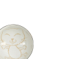 Preview: Tayo Bowl Kawaii Cat Neko Blue, Porcelain, Ø 12.7 × 7 cm, 300 ml, Item No. 2094