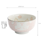 Preview: TDS, Tayo Schale, Kawaii Cat Neko, Rosa, Ø 12,7x7cm 300ml, Art.-Nr. 2095