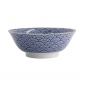 Preview: TDS, Ramen Bowl, Kawaii Lucky Cat, Blue, Ø 19.7x7 cm, 1000ml - Item No. 20952