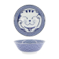 Preview: Tokyo Design Studio Ramen Bowl Kawaii Lucky Cat Blue, Porcelain, Ø 19.7 × 7 cm, 1 l