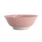 Preview: TDS, Ramen Bowl, Kawaii Lucky Cat, Red, Ø 19.7x7 cm, 1000ml - Item No. 20953