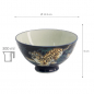 Preview: TDS, Reis-Schale, Kawaii-Tiger, Blau,  Ø 11.5x6 cm, 300ml - Art Nr: 20983