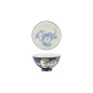 Preview: Tokyo Design Studio Reisschale Kawaii Tiger Blau, Porzellan, Ø 11,5 × 6 cm, 300 ml