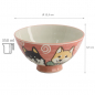 Preview: TDS, Rice Bowl, Kawaii Shiba-Dog, Pink, Ø 11.5 x 6 cm, 350ml - Item No. 20984