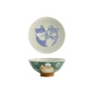 Preview: Tokyo Design Studio Reis-Schale, Kawaii-Shiba-Dog, Grün, Ø 14.5x6.5cm 500ml