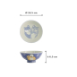 Preview: Rice Bowl Kawaii Shiba-Dog Blue, Porcelain, Ø 14.5 × 6.5 cm, 500 ml, Item No. 20989