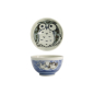 Preview: Tokyo Design Studio Reisschale Kawaii Owl Blau, Porzellan, Ø 13 × 8 cm, 400 ml