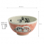 Preview: TDS, Rice Bowl, Kawaii Owl, Pink, Ø 16 x 8 cm, 600 ml - Item No: 20995