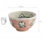 Preview: TDS, Rice Bowl, Kawaii Cat, Pink, Ø 13 x 8 cm, 400ml - Item No: 21026