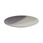 Preview: Large Round Plate Oboro Yamakage Black/Brown/White, Ceramic, Ø 28.5 × 3 cm, Item No. 21083