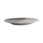 Preview: Large Round Plate Oboro Yamakage Black/Brown/White, Ceramic, Ø 28.5 × 3 cm, Item No. 21083