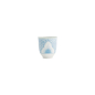 Preview: Mug Lily Flower Light Blue, Porcelain, Ø 7.8 × 8.2 cm, 250 ml, Item No. 21149