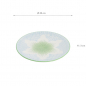 Preview: TDS, Plate, Lily Flower, Light Blue, Ø 20x3 cm - Item No: 21154