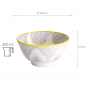 Preview: TDS, Small Tayo Bowl, Lily Flower , Purple, Ø 13.5x6.8 cm, 300 ml - Item No: 21159