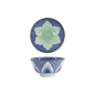 Preview: Tokyo Design Studio Tayo-Schale Lily Flower Blau, Porzellan, Ø 13,5 × 6,8 cm, 300 ml