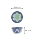Preview: Tayo-Schale Lily Flower Blau, Porzellan, Ø 13,5 × 6,8 cm, 300 ml, Art.-Nr. 21160