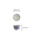 Preview: Cup Lily Flower Blue (Light blue), Porcelain, Ø 8.4 × 5.5 cm, 150 ml, Item No. 21194