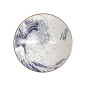 Preview: Ramenschale Hokusai Blau/Weiß, Porzellan, Ø 24 × 7,5 cm, Art.-Nr. 21209