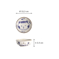 Preview: Schale Kawaii Cat Neko Blau, Porzellan, Ø 13,2 × 5,3 cm, 360 ml, Art.-Nr. 21275
