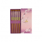Preview: Purple Sakura 5 Paar Essstäbchen bei g-HoReCa (Bild 2 von 4)