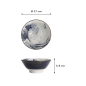 Preview: Ramen Bowl Hokusai Blue/White, Porcelain, Ø 17 × 8 cm, Item No. 21329