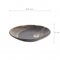 Preview: Arahake Bk/Br Round Plate at g-HoReCa (picture 5 of 5)