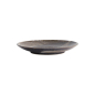 Preview: Plate Arahake Black/Brown, Stoneware, Ø 22.7 × 3.1 cm, Item No. 21425