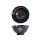 Preview: Tokyo Design Studio Rice Bowl Arahake Black/Brown, Stoneware, Ø 16 × 7.5 cm, 600 ml