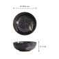 Preview: Arahake,Bk/Br Ø 19.5x7cm -Item no. 21434 Tayo-Bowl at g-HoReCa (picture 5 of 5)
