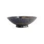 Preview: Bowl Arahake Black/Brown, Stoneware, Ø 24 × 7.5 cm, 1.4 l, Item No. 21435
