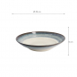 Preview: TDS, Deep Plate, Unkai, White/Blue, Ø 29 x 6 cm, Item No. 21469