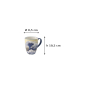 Preview: Tasse Kawaii Hokusai Blau/Gelb in Geschenkbox, Porzellan, Ø 8,5 × 10,2 cm, 380 ml, Art.-Nr. 21531