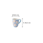 Preview: Mug Kawaii Lucky Cat White/Black in Gift Box, Porcelain, Ø 8.5 × 10.2 cm, 380 ml, Item No. 21533
