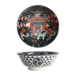 Preview: Tokyo Design Studio Noodle Bowl Asakusa Matsuri White/Black, Porcelain, Ø 20.5 × 8 cm, 1.25 l