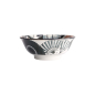 Preview: Noodle Bowl Asakusa Geisha White/Black, Porcelain, Ø 20.5 × 8 cm, 1.25 l, Item No. 21556