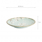 Preview: TDS, Plate, Lily Blue Sakura, Light Blue, Ø 19.5x3 cm -Item No: 21592