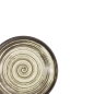 Preview: Plate Asashio Black/White, Stoneware, Ø 22.7 × 3.1 cm, Item No. 21627
