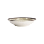 Preview: Deep Plate Asashio Black/White, Stoneware, Ø 23 × 5 cm, Item No. 21631