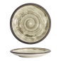 Preview: Tokyo Design Studio Plate Asashio Black/White, Stoneware, Ø 24.8 × 3.5 cm