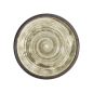 Preview: Plate Asashio Black/White, Stoneware, Ø 24.8 × 3.5 cm, Item No. 21639