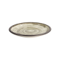 Preview: Plate Asashio Black/White, Stoneware, Ø 24.8 × 3.5 cm, Item No. 21639