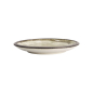 Preview: Plate Asashio Black/White, Stoneware, Ø 24.8 × 3.5 cm, Item No. 21639