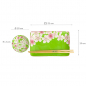 Preview: 4 w/Chopsticks Green Kawaii Flower Sushi Plate Giftset Set at g-HoReCa (picture 5 of 5)