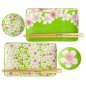 Preview: 4 w/Chopsticks Green Kawaii Flower Sushi Plate Giftset Set at g-HoReCa (picture 2 of 5)