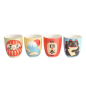 Preview: Mug Set Kawaii Japan, 4 pcs., Porcelain, Ø 7 × 8 cm, 170 ml, Item No. 21773