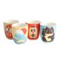 Preview: Mug Set Kawaii Japan, 4 pcs., Porcelain, Ø 7 × 8 cm, 170 ml, Item No. 21773