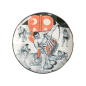 Preview: Teller Asakusa Sumo Weiß/Rot/Schwarz, Porzellan, Ø 25 × 3 cm, Art.-Nr. 21790