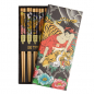 Preview: Bamboo White Chopstick Set at g-HoReCa