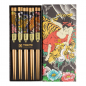 Preview: TDS, Chopstick Set, Yakuza Tiger, 5 pair, Item No. 21870